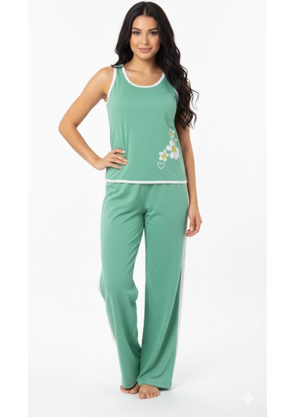 Senfoni Bayan Kolsuz Pijama Takımı 5324 modelleri