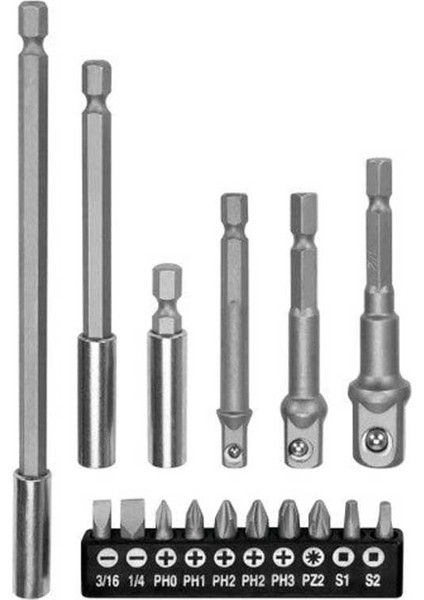 16 Parça Bits ve Adaptör Seti fiyatları