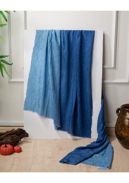 Kadın Bambu Kraş Degrade Eşarp Şal Modeli