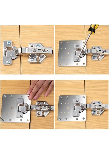 Paslanmaz Çelik Menteşe Onarım Plakası fiyatları