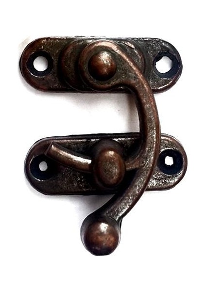 Yay Gözü, Ahşap Kutu Klipsi - Küçük 28X33 Mm, Antik, 1 Adet fiyatları