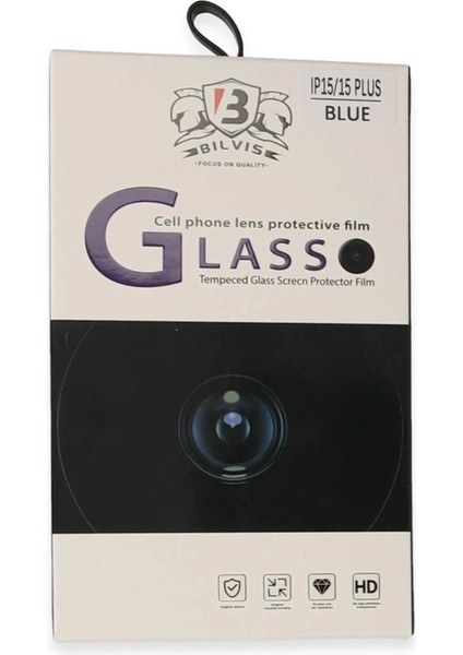 iPhone 15 Bilvis Titan Kamera Lens - Sierra Blue modelleri