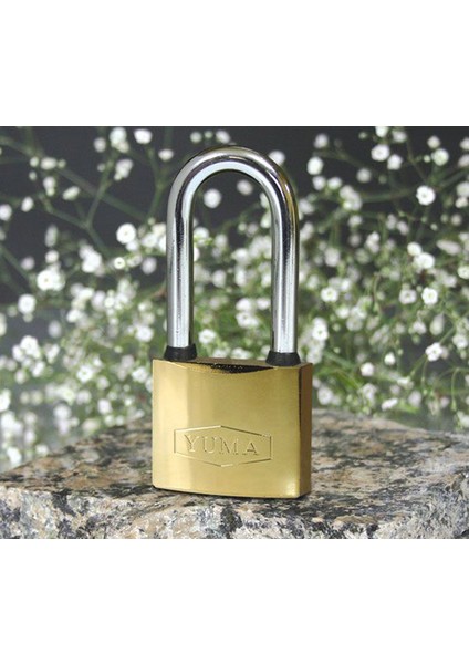 Sarı Kaplama Döküm Uzun Asma Kilit 50MM fiyatları