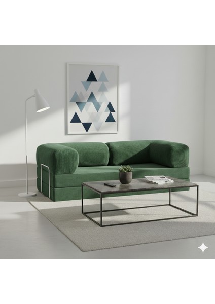 Mininest 160×80 Modüler 2 Kişilik Koltuk | Yatak Olabilen Tasarım | Çıkarılabilir ve Yıkanabilir Kılıf | Küçük Alanlar Için modelleri