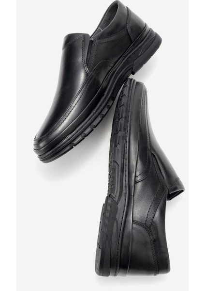 %100 Hakiki Deri Erkek Bağcıkcsız Iç Dış Deri 4 Mevsim Erkek Deri Ayakkabı