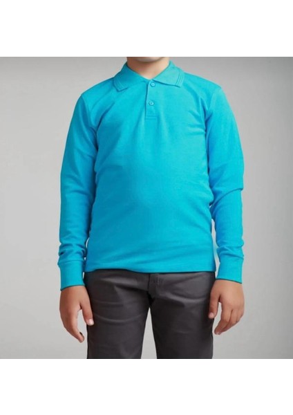 Ümiteks World Of Clothes Penye Polo Yaka Uzun Kollu Okul Tişört %100 Pamuk Penye Uzun Kol Okul Tişörtü fiyatları