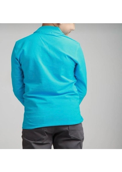 Ümiteks World Of Clothes Penye Polo Yaka Uzun Kollu Okul Tişört %100 Pamuk Penye Uzun Kol Okul Tişörtü modelleri