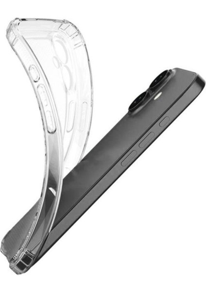 Caseworld Apple iPhone 17 Kapak Kamera Korumalı Airbag Antishock Köşe Korumalı Şeffaf Silikon Kılıf indirimleri