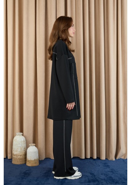 14379 Scuba Kumaş Taş Detaylı Takım fiyatları