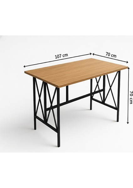 Mutfak Balkon Masası, Suntalam Metal Ayaklı Bahçe Masası, Mutfak Masası Yemek Masası - 70 x 107 cm modelleri