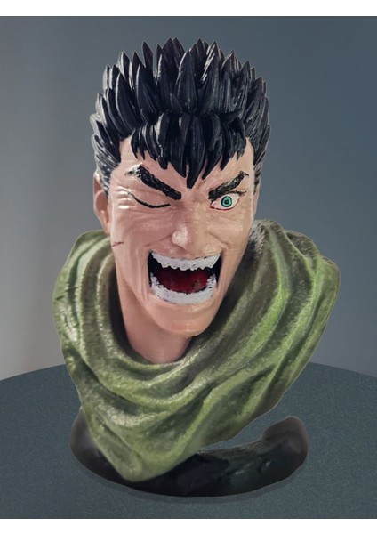 3D Guts Berserk Aksiyon Figür Biblo Büst-Anime Manga Figür-Fanart fiyatları