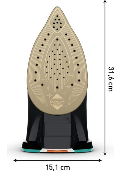 Ultimate Pure 3200W Yüksek Performanslı Ütü, Durilium Airglide Taban, Akıllı Kireç Yönetimi, Saniyeler Içinde Hızlı Isınma ve 350ML Geniş Su Haznesi fırsatları