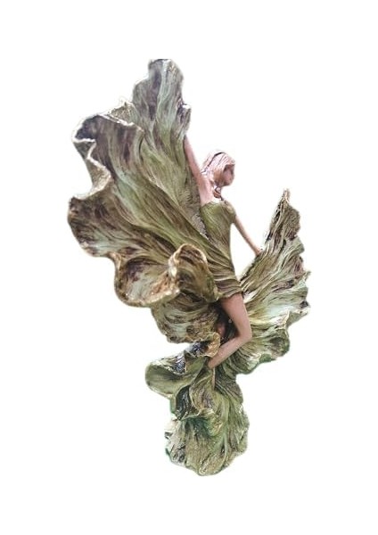 Dans Eden Kadın Biblo Figürü - El Işçiliği Resin Heykelcik - Ev ve Ofis Dekorasyon Aksesuarı - Hediyelik Sanatsal Süs Eşyası | Dekormıx modelleri