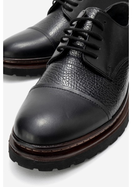 Hakiki Deri, Italyan Tasarım, Iç Dış Deri Erkek Klasik Ayakkabı