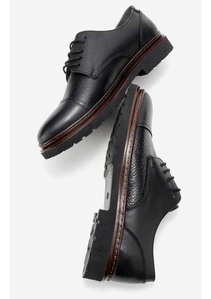 Hakiki Deri, Italyan Tasarım, Iç Dış Deri Erkek Klasik Ayakkabı