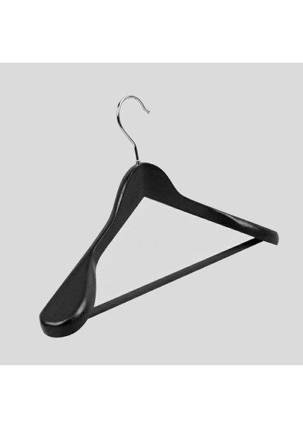 Ahşap Askı Kalın Omuzlu Takım Elbise Ceket Askısı 5 Adet Kaymaz Pantolon Çubuğu fiyatları