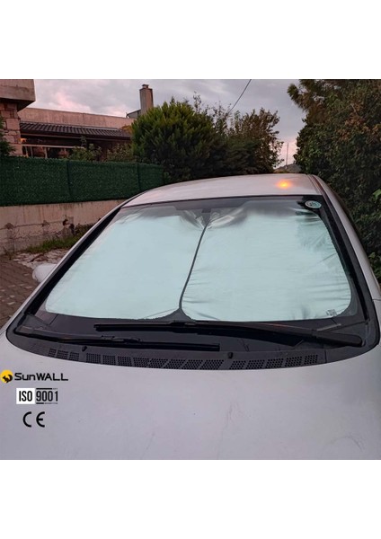 Honda Civic 2007- 2015 Fd6 - Fb7 İçin Uyumlu Soft Titanyum Gümüş Oto Güneşlik