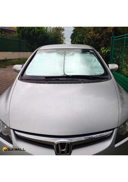 Honda Civic 2007- 2015 Fd6 - Fb7 İçin Uyumlu Soft Titanyum Gümüş Oto Güneşlik fiyatları