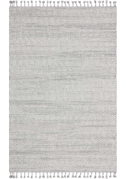 Lion 01 Grey Hasır Dokulu Bukle Dokumasıyla Hav Toz Vermez Modern Makine Halısı