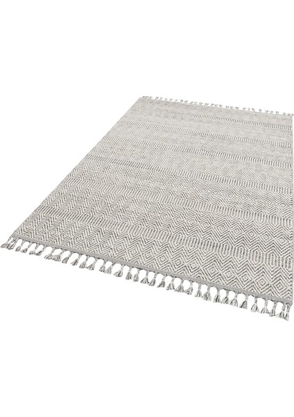 Lion 01 Grey Hasır Dokulu Bukle Dokumasıyla Hav Toz Vermez Modern Makine Halısı modelleri