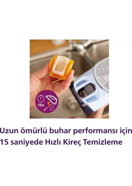 Azur Elite Serisi Optimaltemp Teknolojili 3000W Akıllı Buharlı Ütü, Dynamiq Sensör ve Sıfır Yanık Garantisi