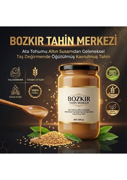 Yerli Ata Tohumu Altın Susam Taş Değirmen Doğal Tahini Kavrulmuş 600 gr (Vegan& gluten içermez) modelleri