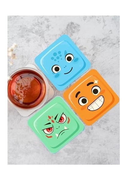 Pokemon Temalı Bardak Altlığı Ahşap Baskılı Altlık 4'lü Set (9 X9CM) KARBONNM51 fiyatları