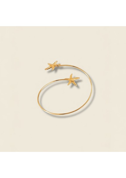 Deniz Yıldızı Detay Pazu Kelepçe | Üst Kol Bilekliği modelleri