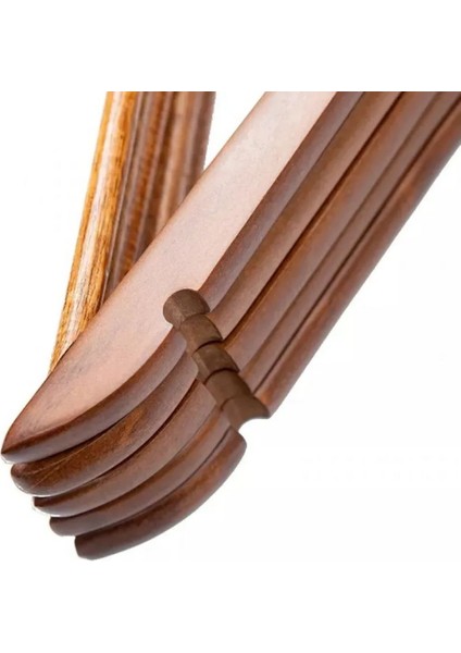 Ahşap Askı Kıyafet Elbise ve Gömlek Askısı 24 Adet Premium (Özel Amerikan Kancalı) - Gold fırsatları