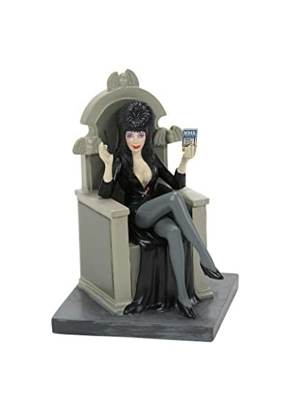 Department 56 Elvira Mistress Of The Dark Village Aksesuarları Imzalı Imzalar Heykelcik, 8,8 Cm, Çok Renkli modelleri
