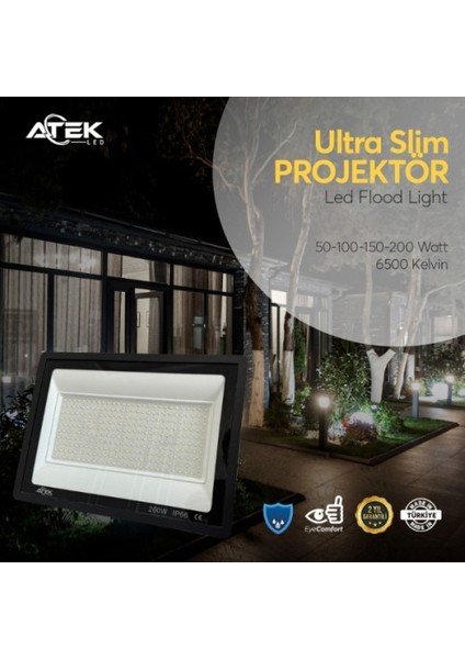 Slim Projektör Dış Mekan LED Işık