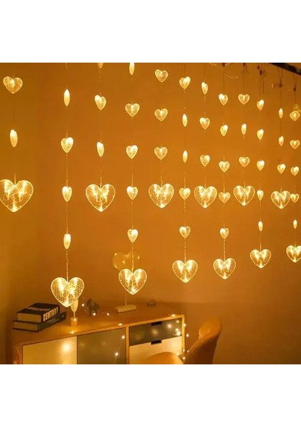 Kalp Perde LED Gün Işığı