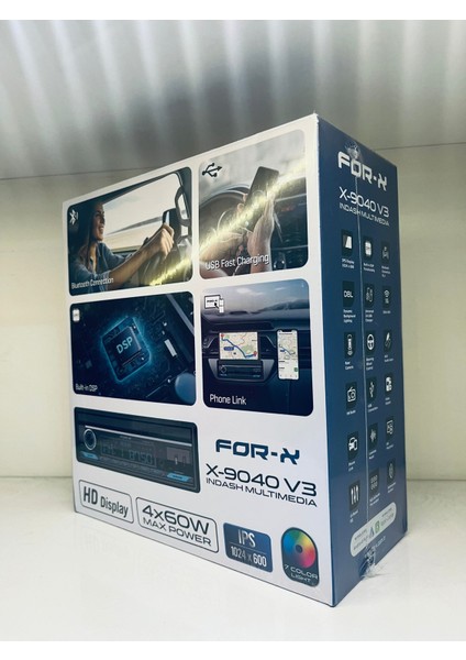 X-9040 V3 Dsp 2026 Son Seri Carplay Android Auto Indash Ekranlı Teyp – Park Kamera Hediyeli modelleri