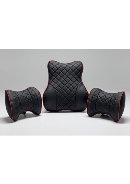 Premium Ergonomik Bel Sırt Destek Minderi ve Ortopedik Boyun Yastığı - Uzun Yol Ağrı Kesici (Takım olarak gönderilir.) fiyatları