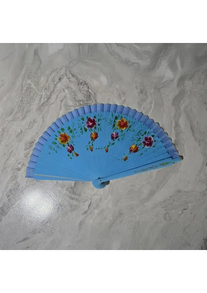 12'li Bambu Çift Taraflı Renkli Yelpaze modelleri