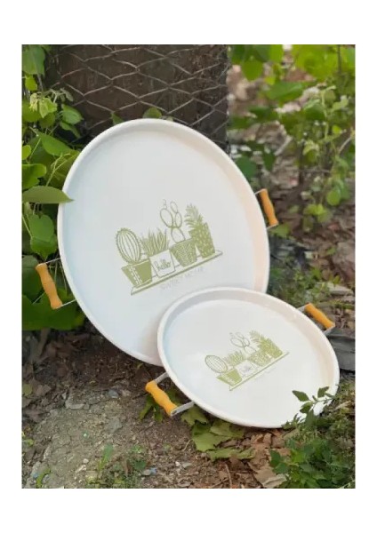 Ikili Yuvarlak Sunum Tepsisi Seti fiyatları