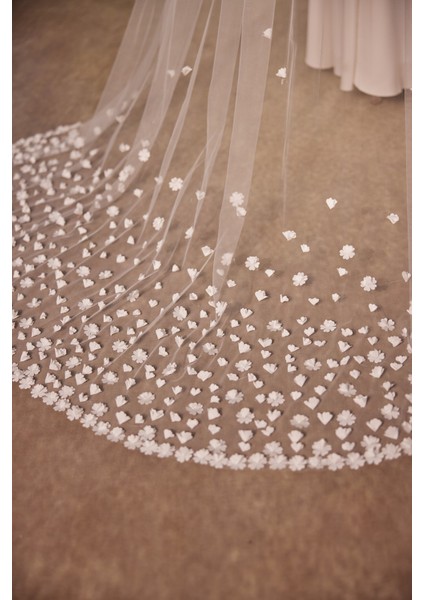 D217 3D Çiçekli Gelin Duvağı fiyatları