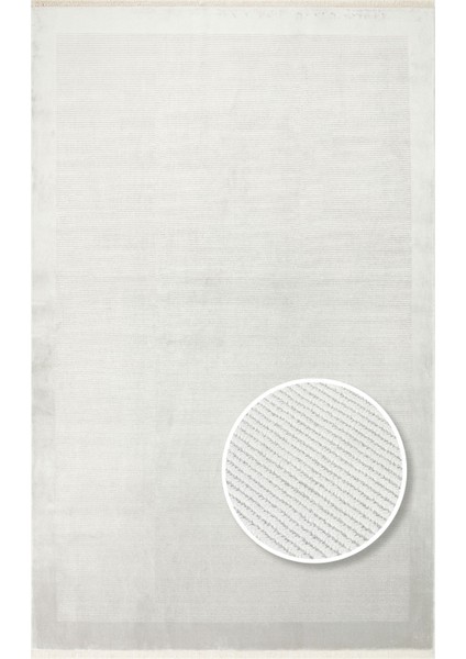 Loft 02 Grey Düz Sade Modern Tasarımlı, Yüksek Kalite Sık Dokuma Viskon salon halısı