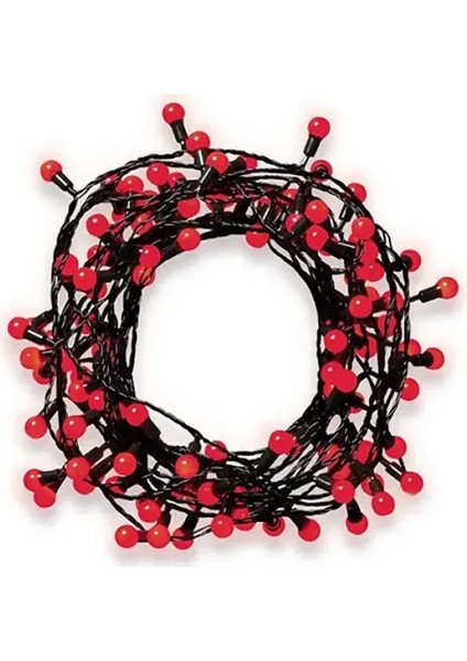 5m 28 LED Top Işık Kırmızı - Fişli, Siyah Kablo fiyatları