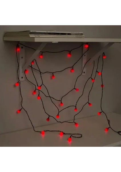5m 28 LED Top Işık Kırmızı - Fişli, Siyah Kablo indirimleri