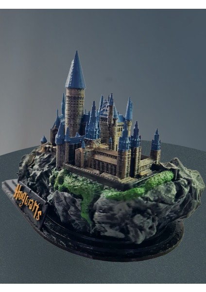 3D Harry Potter Hogwarts Şatosu Figür / Harry Potter Hediye Biblo /büyücülük Okulu /15CM/FANART indirimleri