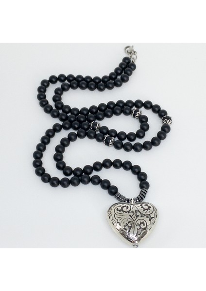 Zena – Mat Oniks & Hematit Kolye fiyatları