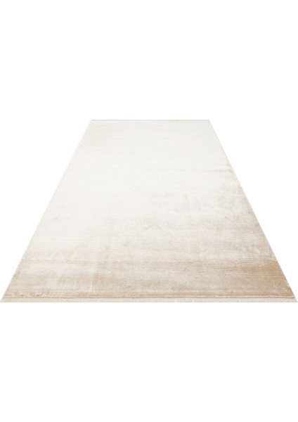 Loft 01 Beige Düz Sade Modern Tasarımlı, Yüksek Kalite Sık Dokuma Viskon salon halısı