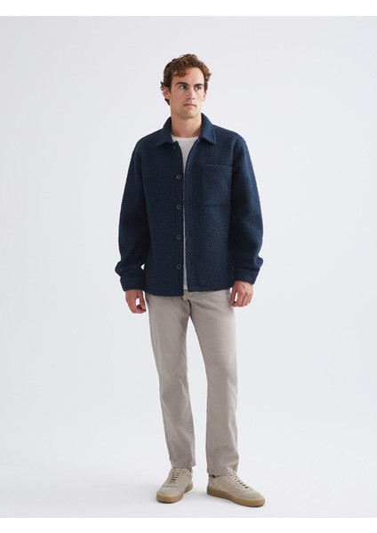 Yeni Sezon Regular Fit Uzun Kollu Pelüş Erkek Gömlek Ceket fiyatları