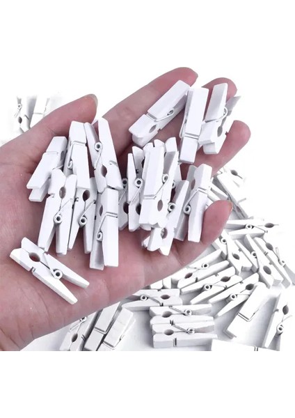 1000 Adet Beyaz Ahşap Mandal Seti (2.5 Cm) fiyatları