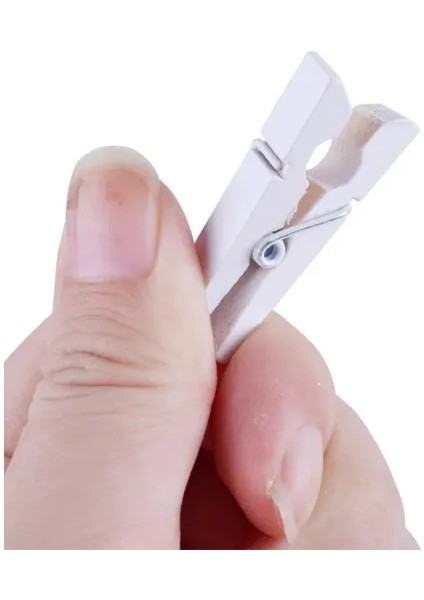 1000 Adet Beyaz Ahşap Mandal Seti (2.5 Cm) modelleri