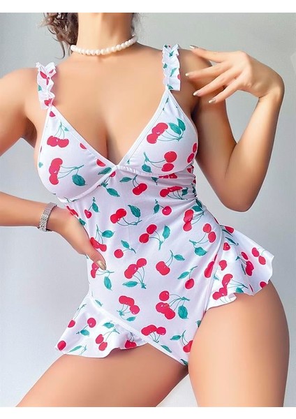 Vişne Desenli Fantezi Body AX24204 modelleri