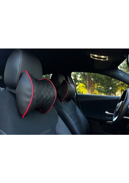 Premium Ergonomik Bel Sırt Destek Minderi ve Ortopedik Boyun Yastığı - Uzun Yol Ağrı Kesici (Takım olarak gönderilir.)