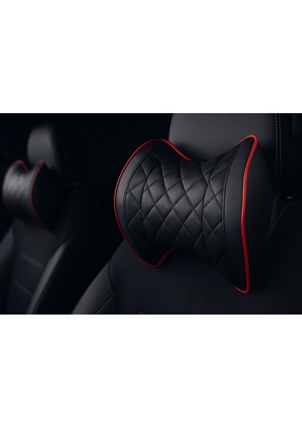 Premium Ergonomik Bel Sırt Destek Minderi ve Ortopedik Boyun Yastığı - Uzun Yol Ağrı Kesici (Takım olarak gönderilir.)