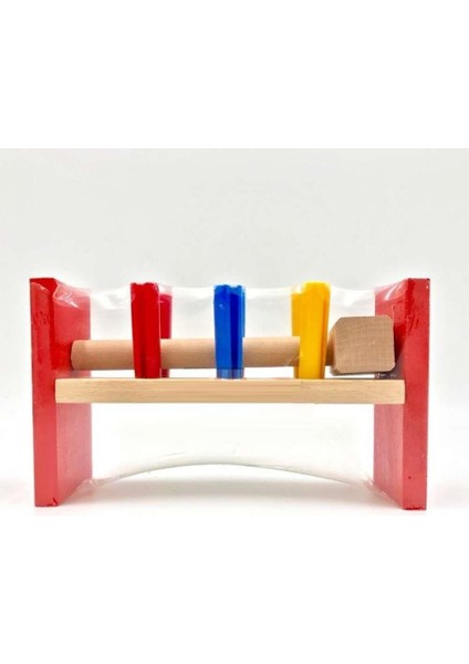 Ahşap Çekiçli Çak Çak Oyuncak